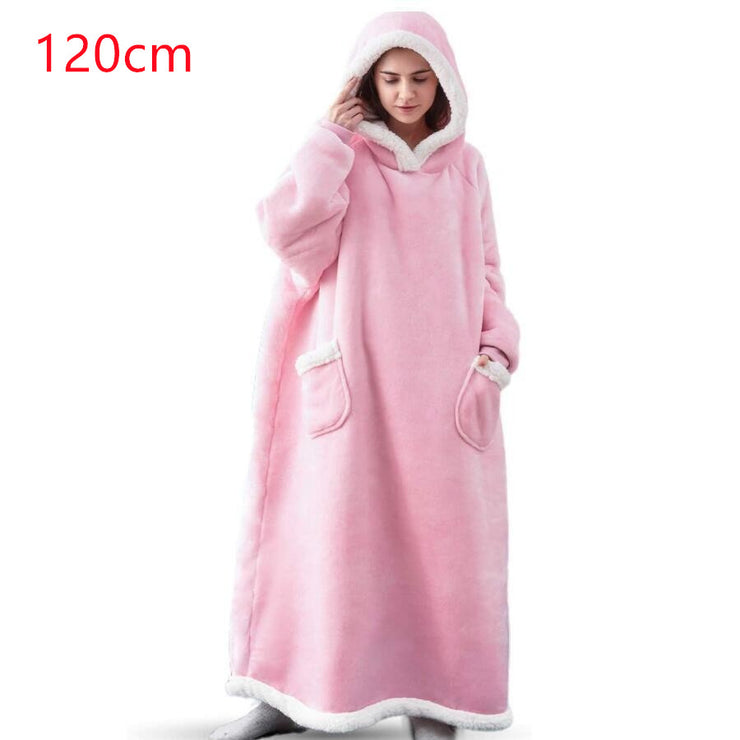 Winter TV Hoodie Blanket Winter Warm Home Clothes