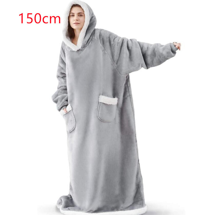 Winter TV Hoodie Blanket Winter Warm Home Clothes