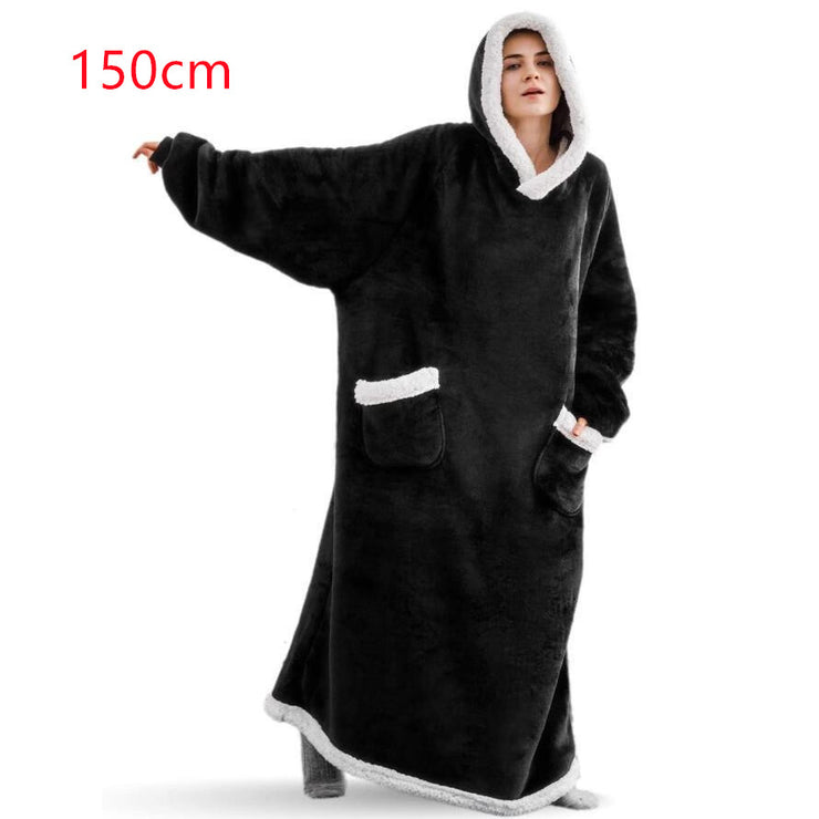 Winter TV Hoodie Blanket Winter Warm Home Clothes