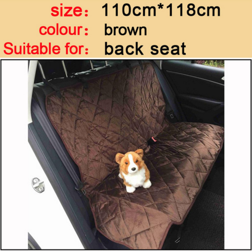 Waterproof Dog Car Seat Cover Pet Dog Travel Mat Mesh Dog Carrier Car Hammock Cushion Protector With Zipper And Pocket