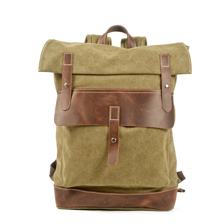 Outdoor Military Canvas Backpack For Outdoor Travel