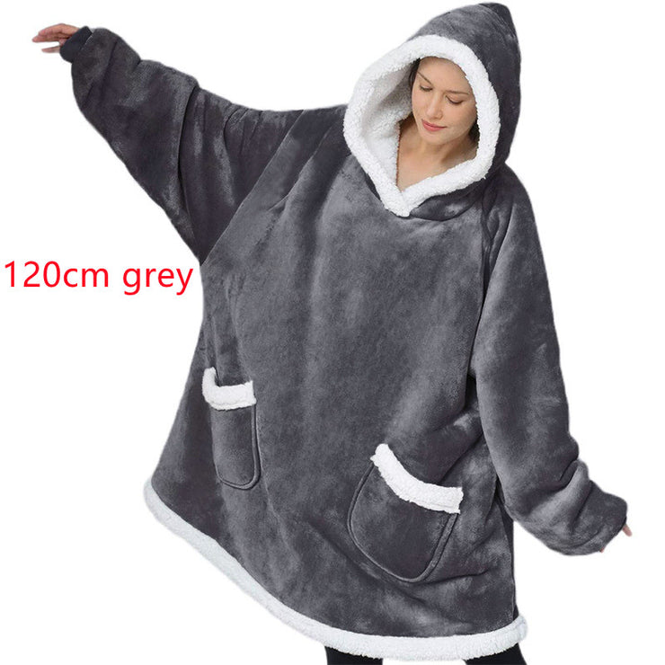 Winter TV Hoodie Blanket Winter Warm Home Clothes