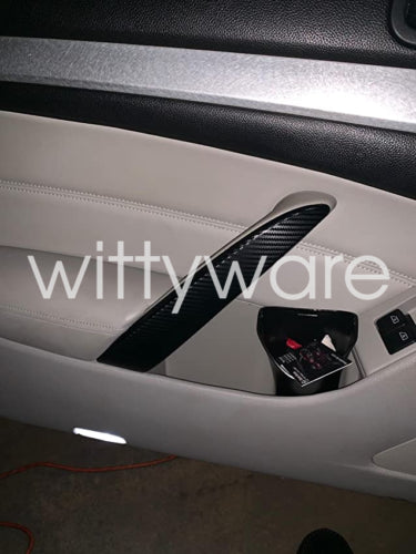 Carbon Fiber Car Sticker Protector Strip Door Anti Scratch Tape