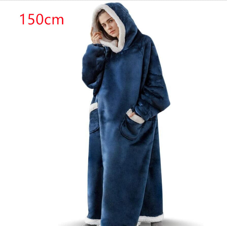 Winter TV Hoodie Blanket Winter Warm Home Clothes