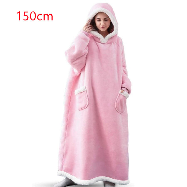 Winter TV Hoodie Blanket Winter Warm Home Clothes