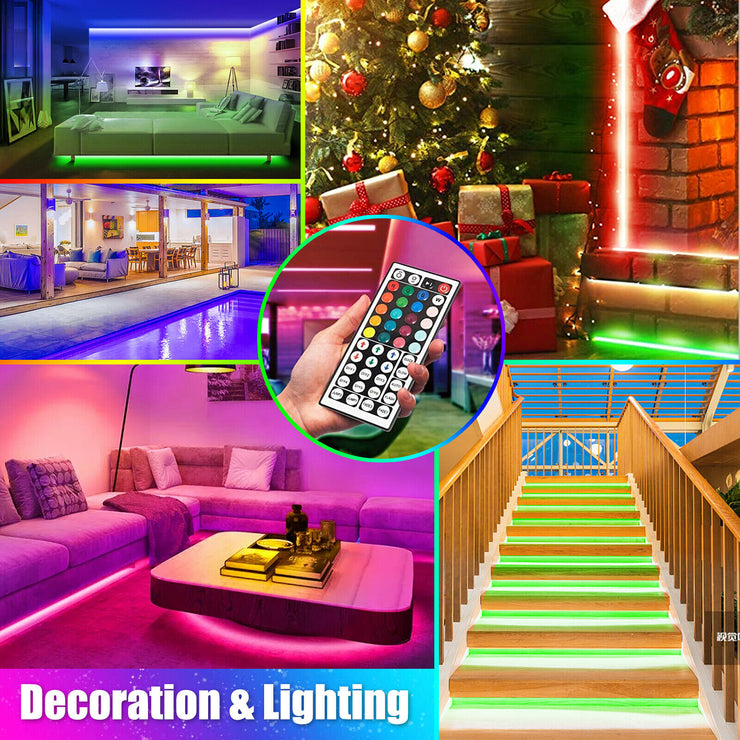 Strip Light SMD Remote Fairy Lights Room TV Party Bar