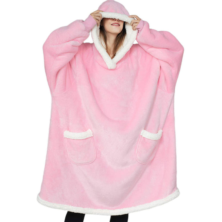 Winter TV Hoodie Blanket Winter Warm Home Clothes