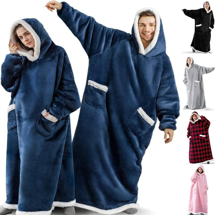 Winter TV Hoodie Blanket Winter Warm Home Clothes