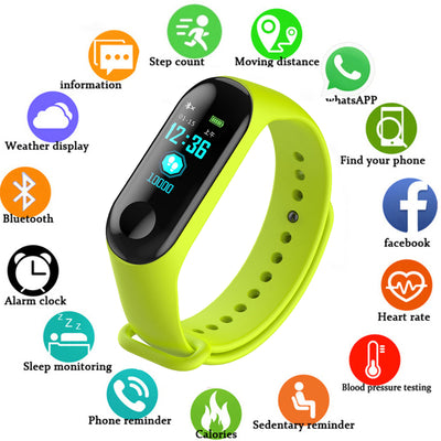 Wristwatch Fitness M3 Color Screen Smart Sport Bracelet