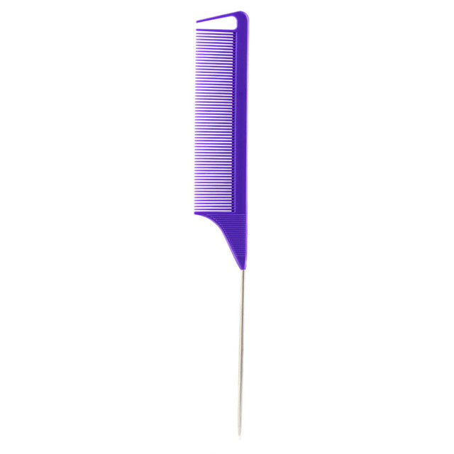 Hot Fashion Black Fine-tooth Comb Metal Pin