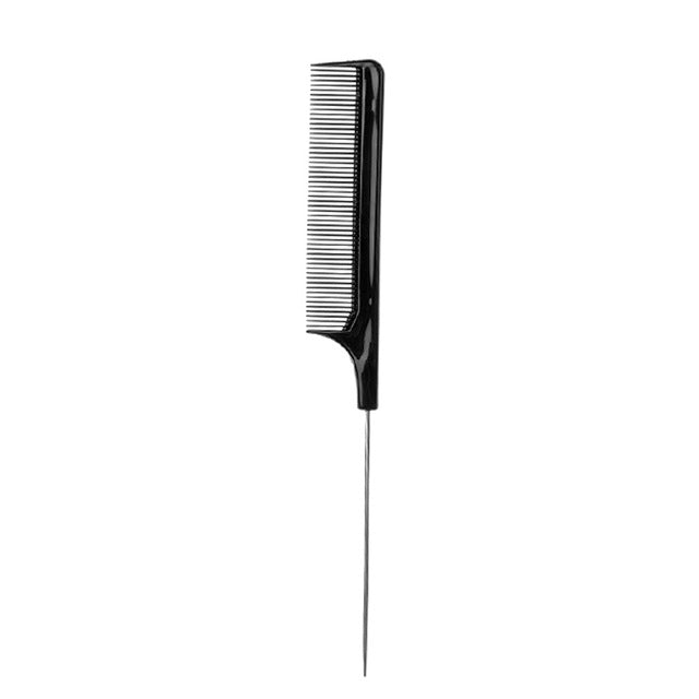 Hot Fashion Black Fine-tooth Comb Metal Pin