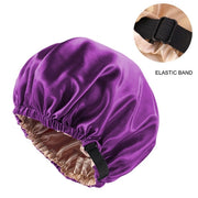 New Satin Hair Cap For Sleeping Invisible Flat