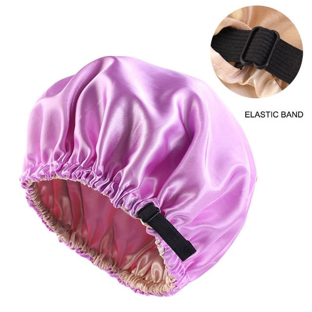 New Satin Hair Cap For Sleeping Invisible Flat