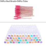 Reusable Eyebrow Brush Tube Disposable