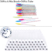 Reusable Eyebrow Brush Tube Disposable