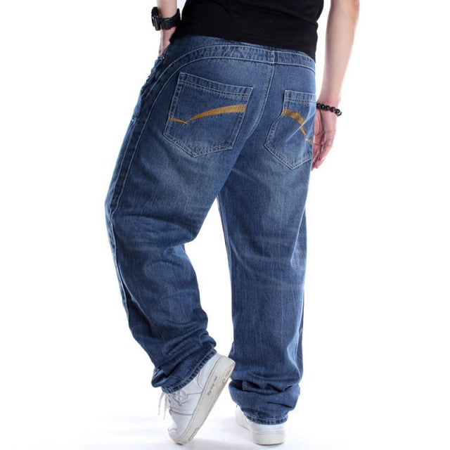 Men Street Dance Hiphop Jeans Fashion Embroidery