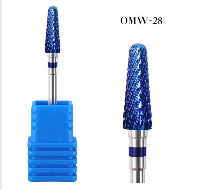 Carbide Tungsten Nail Bits Milling Cutter Burrs Electric Nail Drill Bit Pedicure