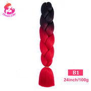 Dream Like 24 inch Ombre Color Synthetic Hair Braids Pre Stretched Wholesale