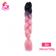 Dream Like 24 inch Ombre Color Synthetic Hair Braids Pre Stretched Wholesale