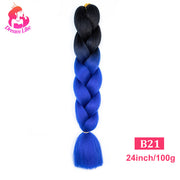 Dream Like 24 inch Ombre Color Synthetic Hair Braids Pre Stretched Wholesale