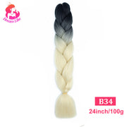 Dream Like 24 inch Ombre Color Synthetic Hair Braids Pre Stretched Wholesale