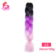 Dream Like 24 inch Ombre Color Synthetic Hair Braids Pre Stretched Wholesale