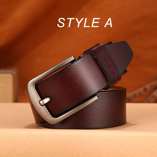 [DWTS]Men Belt Male High Quality Leather Belt