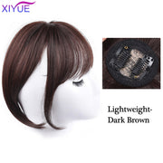 Black/Light Brown Clip In Hair Bangs Hairpiece Accessories Synthetic