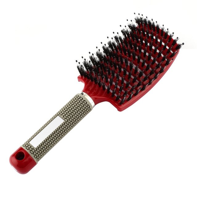 Women Hair Scalp Massage Comb Bristle Nylon