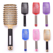 Girls Hair Scalp Massage Comb Hairbrush Bristle Nylon