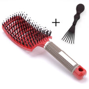 Girls Hair Scalp Massage Comb Hairbrush Bristle Nylon