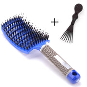 Girls Hair Scalp Massage Comb Hairbrush Bristle Nylon