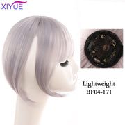 Black/Light Brown Clip In Hair Bangs Hairpiece Accessories Synthetic