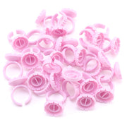 Wholesale 50/100Pcs Disposable Eyelash Extension Glue Rings