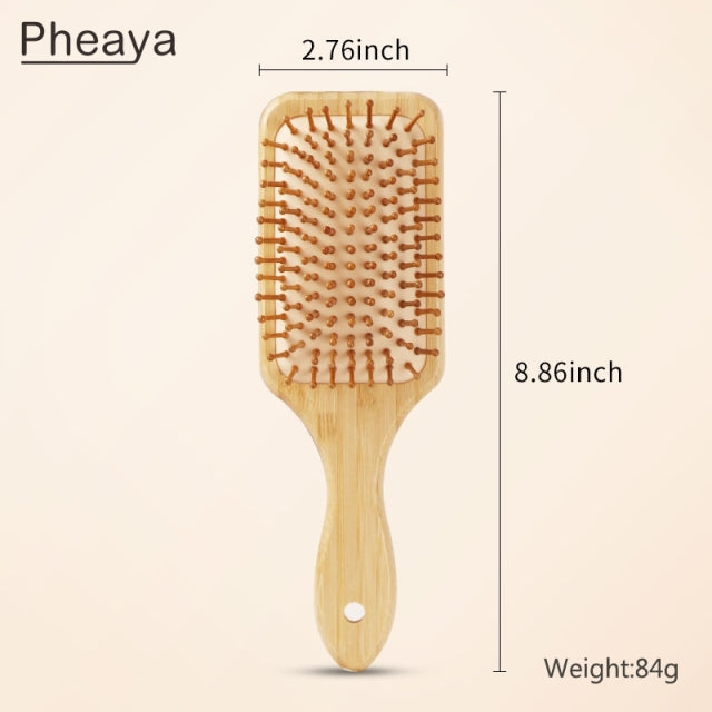 Hair brush Women Massage Bamboo Combs