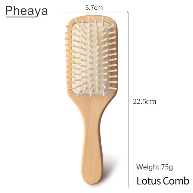 Hair brush Women Massage Bamboo Combs