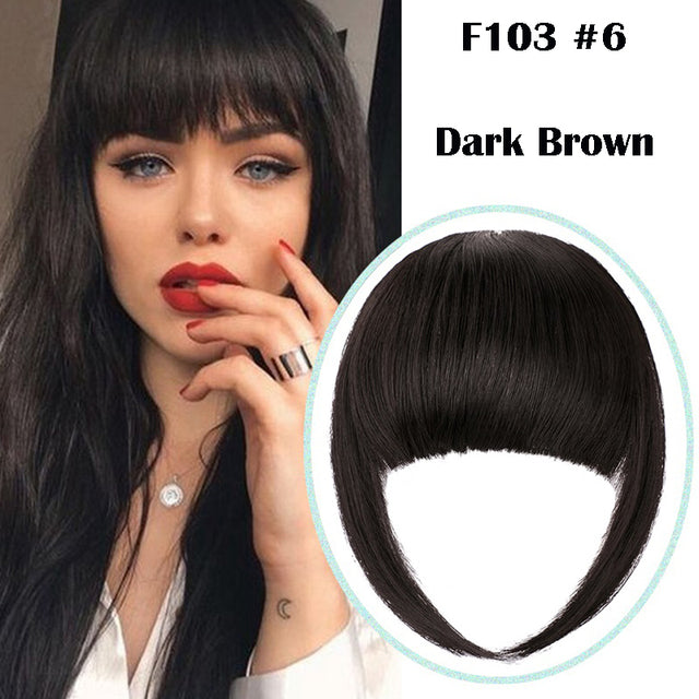 False Bangs Synthetic hair Bangs Hair Extension