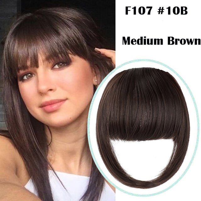 False Bangs Synthetic hair Bangs Hair Extension