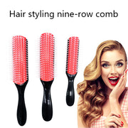 Hair Comb 9 &amp; 5-Row Detangling Hair Brush Rat Tail Comb