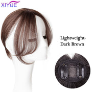 Black/Light Brown Clip In Hair Bangs Hairpiece Accessories Synthetic