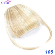 Black/Light Brown Clip In Hair Bangs Hairpiece Accessories Synthetic