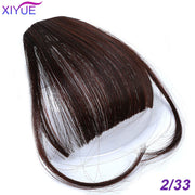 Black/Light Brown Clip In Hair Bangs Hairpiece Accessories Synthetic