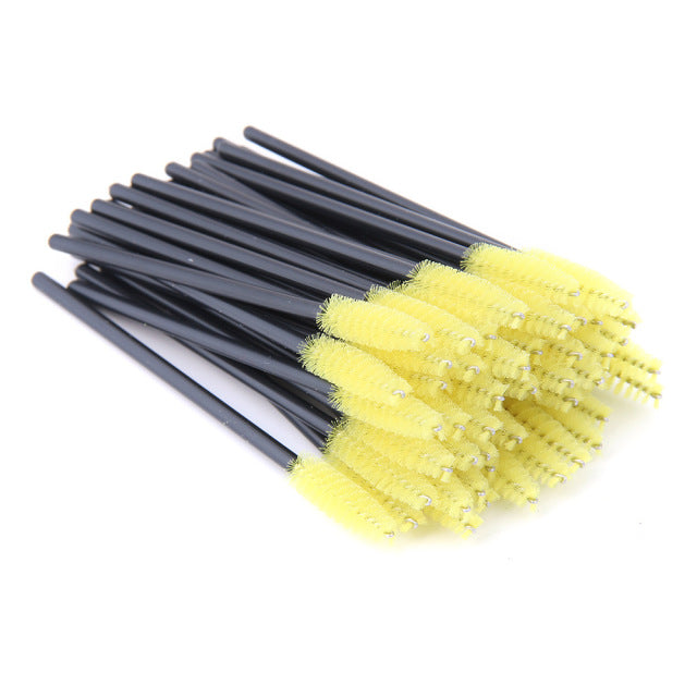 New Disposable 5/50Pcs Crystal Eyelash Makeup Brush