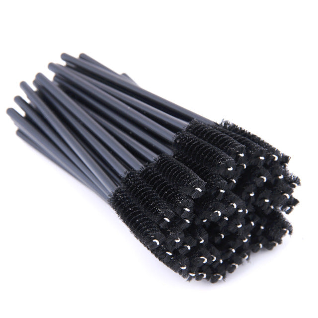 New Disposable 5/50Pcs Crystal Eyelash Makeup Brush