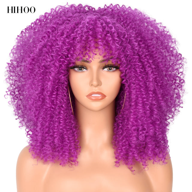 Hair Afro Kinky Curly Wig