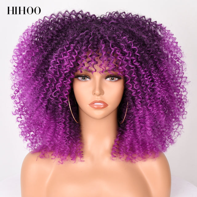 Hair Afro Kinky Curly Wig