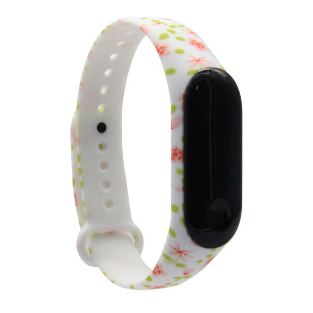 Strap For Xiaomi Mi Band 4 3 5 6 watch band Creative graffiti style