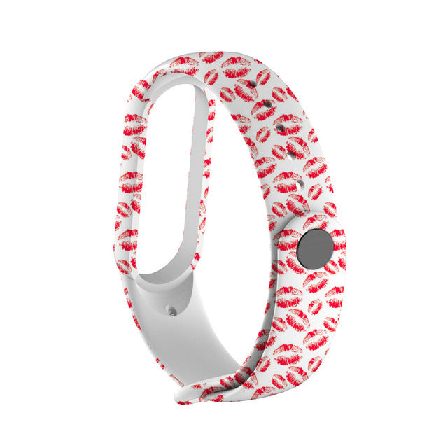 Strap For Xiaomi Mi Band 4 3 5 6 watch band Creative graffiti style