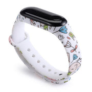 Strap For Xiaomi Mi Band 4 3 5 6 watch band Creative graffiti style