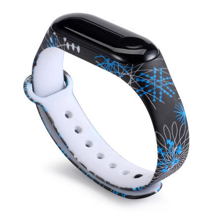 Strap For Xiaomi Mi Band 4 3 5 6 watch band Creative graffiti style